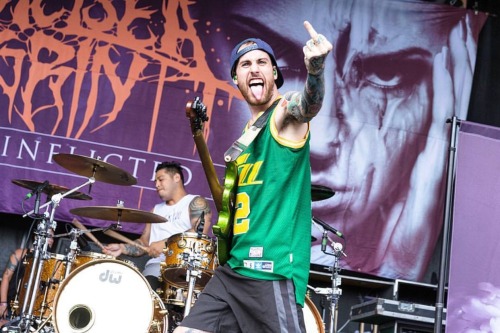 olioliox-infree:  Jake Harmond // Chelsea Grin  • by Nathan Katsiaficas • 
