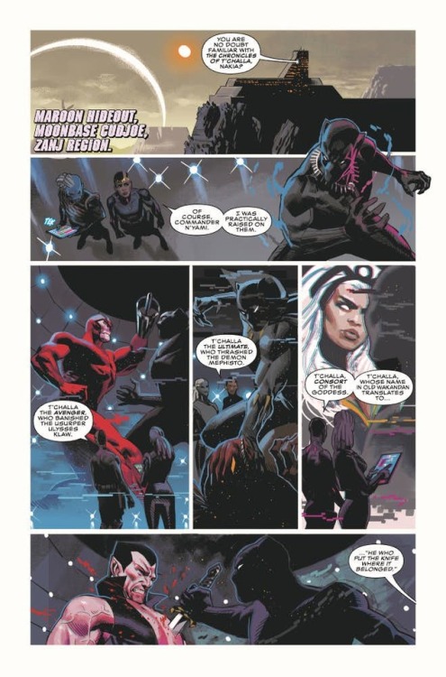 Black Panther #3 preview out next week!!T’challa will also be in Avengers #6 next week!