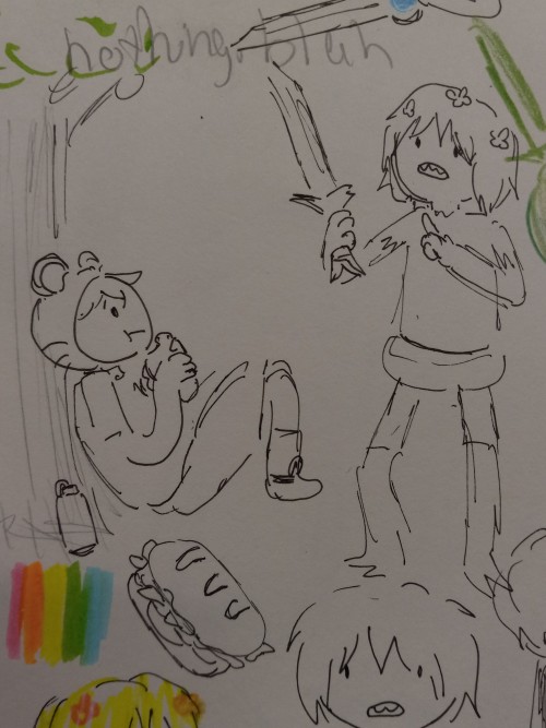 Color Pencils I Took From Skool Cuz My Sketchbook Litdally Has No Color In Jt