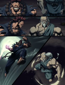 streetfighter-games:  Akuma vs Gouken comic