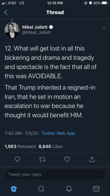 exvind:velvetsunset:oreouk:myrosecolouredgirl:Mikel Jollet on Twitter 😞😡I remember talking to an American friend around the start of the previous invasion of Iraq. She scoffed at the prediction that 100.000 lives might be lost to the war as anti-american