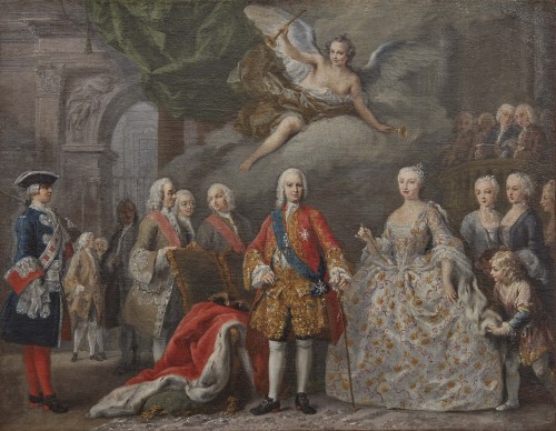 Jacopo Amigoni (Napoli, 1682 – Madrid, 1752)FERDINANDO VI DI BORBONE AND BARBARA DI BRAGANZA W