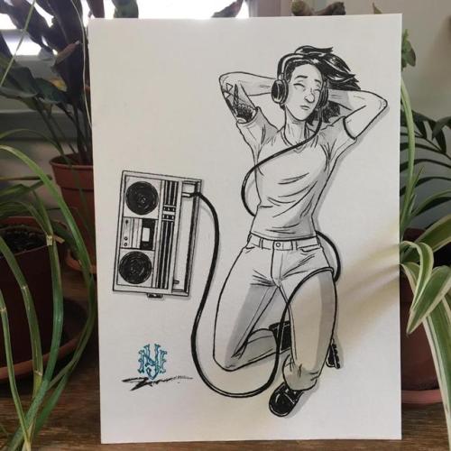 A new drawing by Yael for Kickstarter supporters who ordered the original art version of our book.Ch