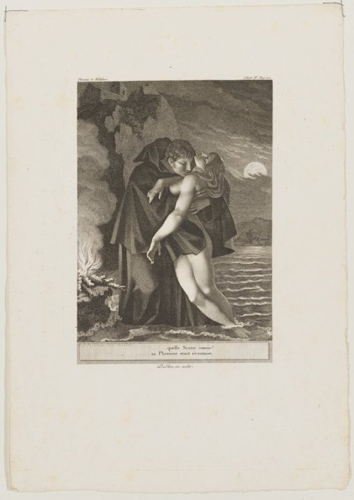 Phrosine et Mélidore, Pierre-Paul Prud'hon, 1797, Minneapolis Institute of Art: Prints and Drawingsm