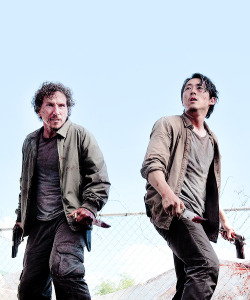 the-walking-dead-art:  glenn rhee and nicholas