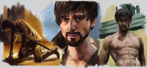 Hi there! This is my first post :)
Here are some exercises that i made this 
month from Da vinci’s demons (Yeh! i love riario) and Game of thrones, hope you enjoy!   #sketch#lighting study#color study#digital art #game of thrones  #da vincis demons #girolamo riario