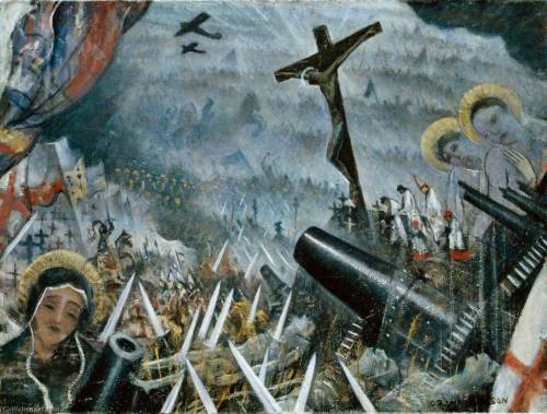 Christopher Richard Wynne Nevinson, The Unending Cult Of Human Sacrifice, 1934