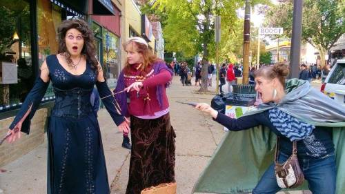 Bellatrix Lestrange and Molly Weasley at Harry Potter Fan Fest in Chestnut hill PA Bellatrix by Jess