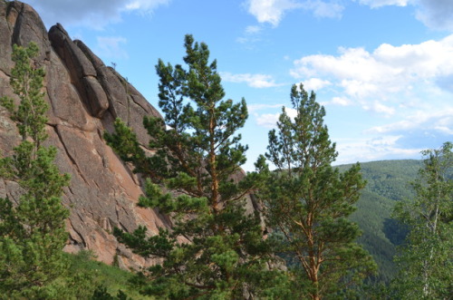 The Takmak rock from different angles.