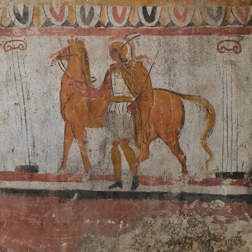 Paestum, Lucanian wall painting (4th century BCE)