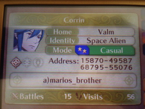 HEY NERDS go visit my castle!!! 15870-49587 68795-55076 Pros: cool shops, visit my wife Scarlet, big