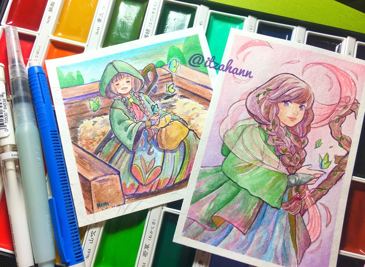 itzahann:  A redraw of my traveling mage character that I made for last year’s