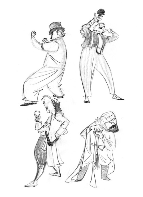 Warmup sketches with PoseBook app by Stephen Silver5-7 min. for each