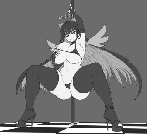 tgsmurfnsfw:  Thick Stocking - clean flat grey.