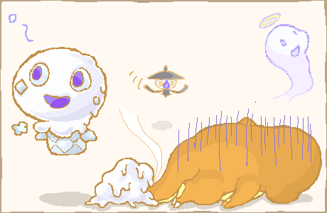 reuniclus:  火遊びは大変危険です  by ミロカ 