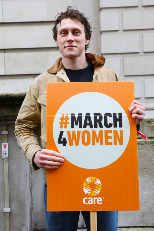 GEORGE MACKAY#March4Women Rally, London › March 8, 2020