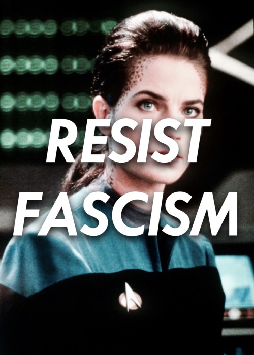 bluespock:RESIST FACISM Featuring: Star Trek ladies!Bonus: Christine Chapel, Lieutenant Saavik,