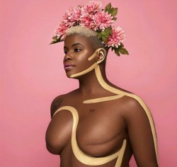 afrodesiacworldwide:  “♕ AFRODESIAC ETHNIC WOMEN OF CULTURE WORLDWIDE ♕IG-@ihartericka expressing for breast cancer awareness 