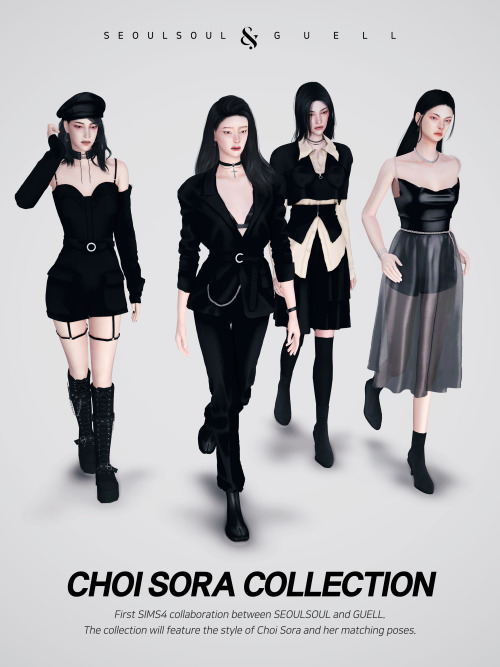 [Collaboration With SEOULSOUL] Choi Sora Collection12 solo poses & 3 group posesDownload1st Coll