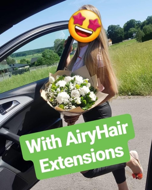 Tag us to share your AiryHair extensions! 30 inch tape-ins www.airyhair.com ❤️ #hair #hairst