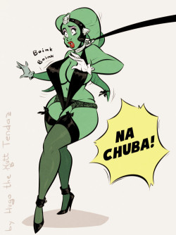 Oola - Star Wars - Na Chuba - Cartoon PinUp