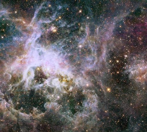The Tarantula Nebula (also Known As 30 Doradus) As Seen From The Hubble Space Telescope.