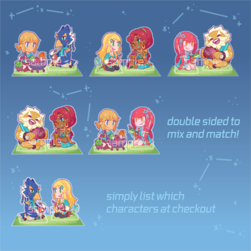 lunacias: (reblogs appreciated!)  Hello! I’m pleased to announce that my BotW Champions&r