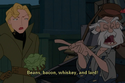 thexandergrimmshow:keyblades-and-kingdoms:i don’t understand why atlantis isn’t more popular of a moviei meanamazing and unique art style spot-on humorstrong, badass female and/or POC charactersawkward but incredibly intelligent lead that isn’t