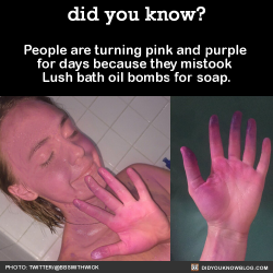 did-you-kno:  People are turning pink and