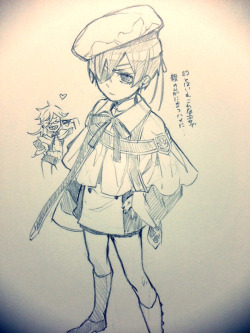 blackbutler-blog:  Sketch By Yana Toboso 