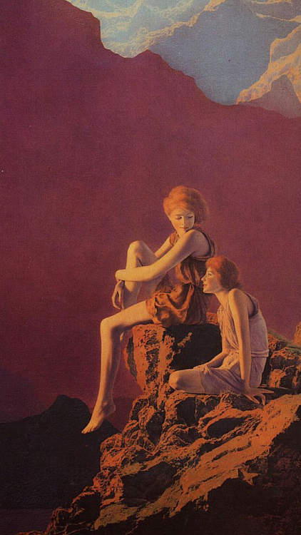 Maxfield Parrish (1870 - 1966)ReveriesContentmentThe Lantern BearersThe Old White BirchThe Dinky Bir