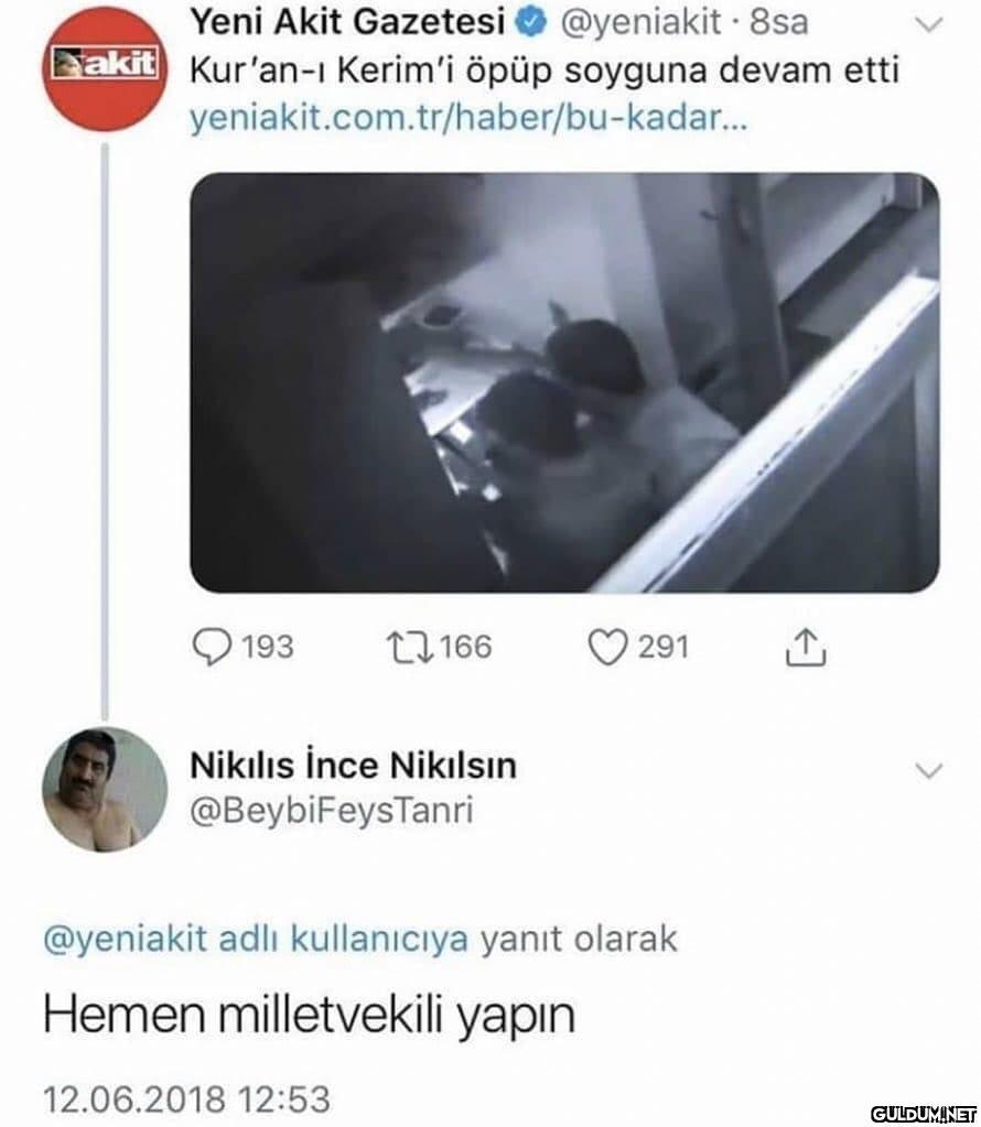 Yeni Akit Gazetesi...