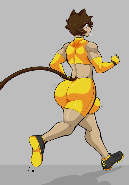 Porn photo laser-request:A drawing of Roki jogging.[Regular