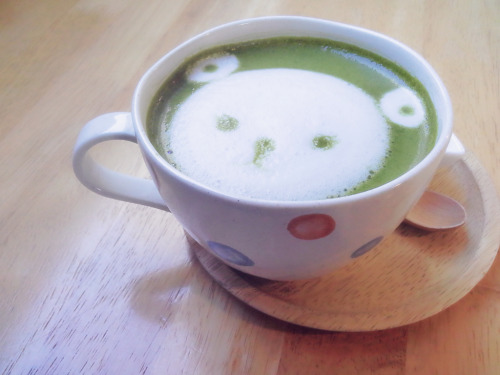 tina-misu:{Green Tea Latte}