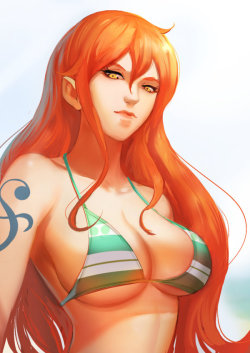 Nami fanart by Readman 