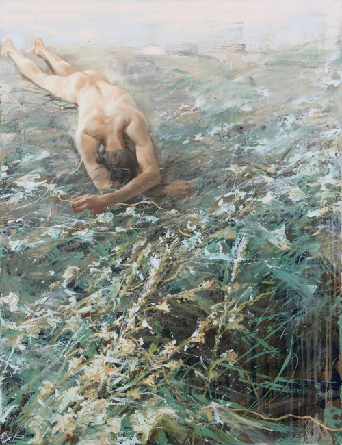 thunderstruck9:  Pasi Tammi (Finnish, 1971), Endless Threads, 2001. Oil on canvas, 131 x 100 cm.