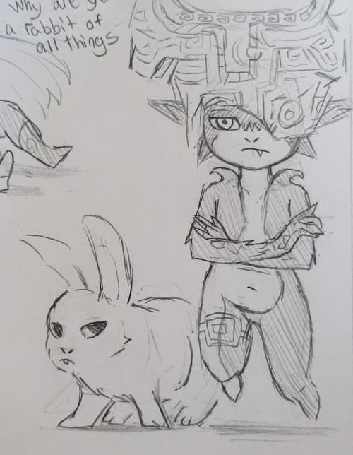 How Does Midna Ride Kit? The Bunny Boi Is Too Small. Does She Carry Him???