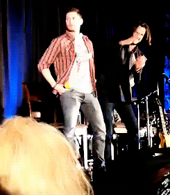 justjensenanddean:  Stripper!Jensen at SFCon 2015 [x] 