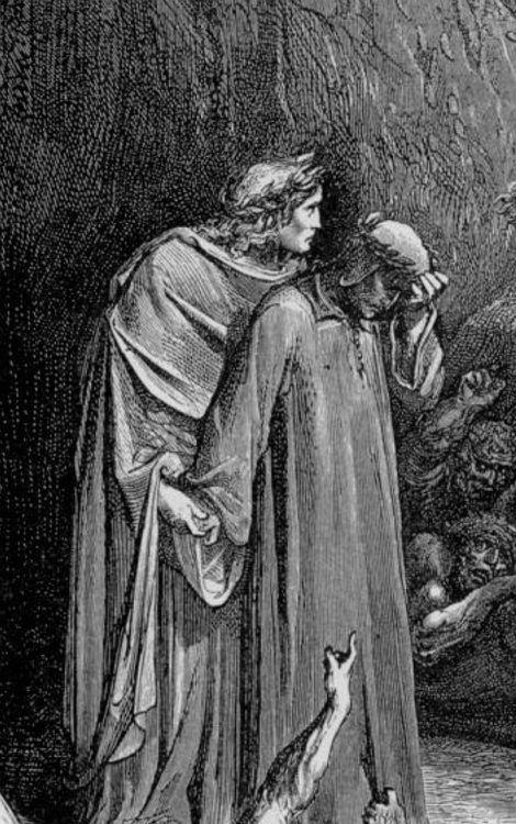 187o:Dante et Virgile en Enfer (détail), Gustave Doré