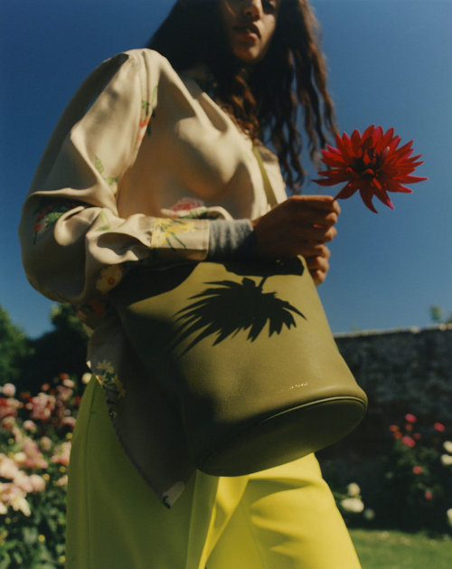 Malika El Maslouhi by Eddie Wrey for Mansur Gavriel A/W 2020