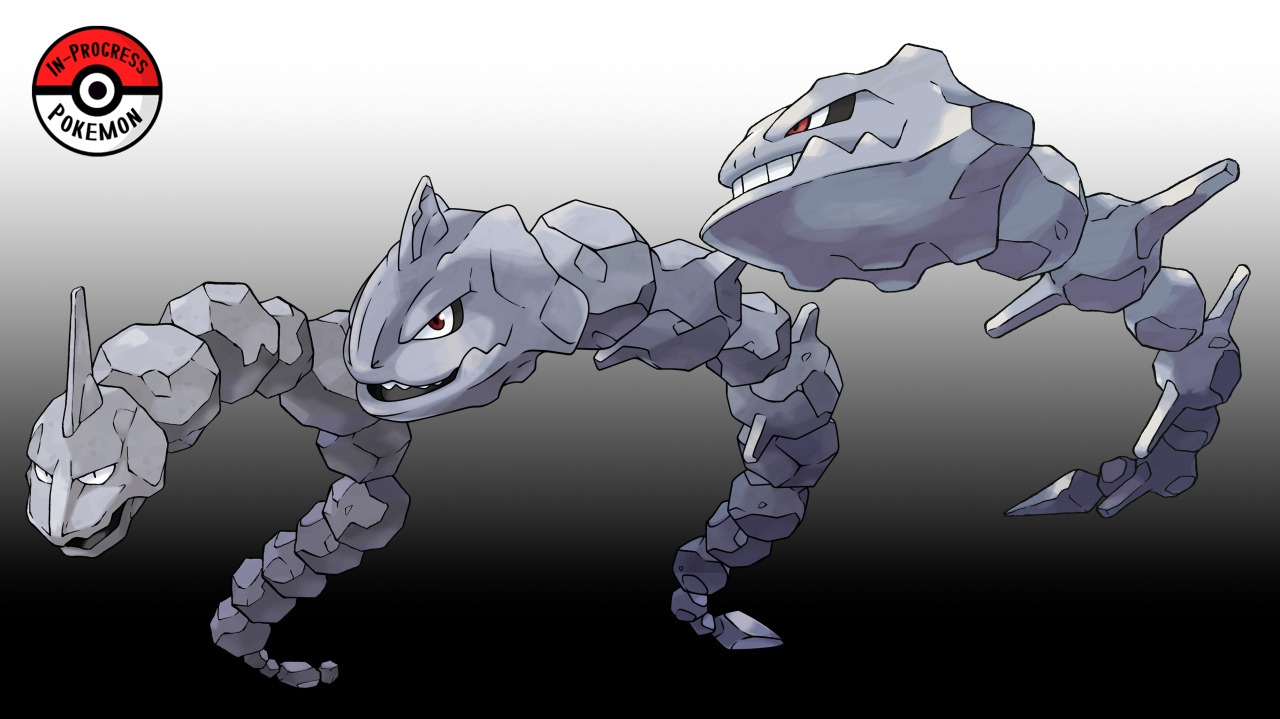 In-Progress Pokemon Evolutions — #095 Baby - Onix's rock-like eggs are so  large and