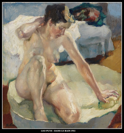 adhemarpo:  Leo Putz - Dans le bain (1911)