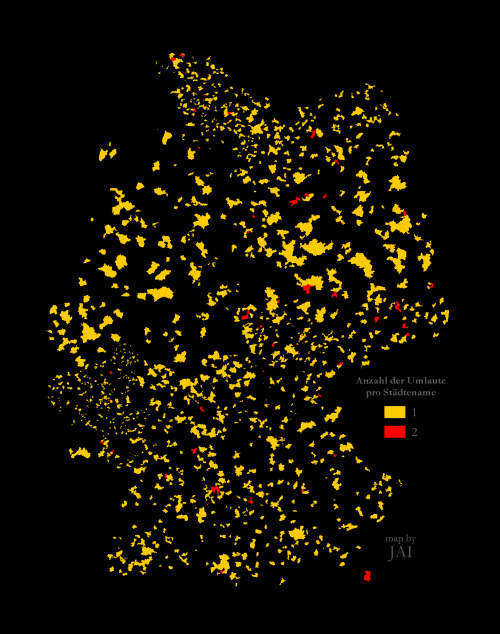 German city/town names by number of umlauts.byu/jay_altair