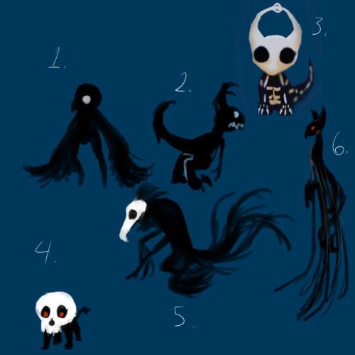 Shadow Goobers (Adopts) by drawitoutI made some goobers.