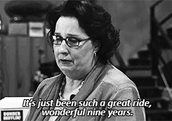 lorelaiigilmore:  Farewell, The Office. 