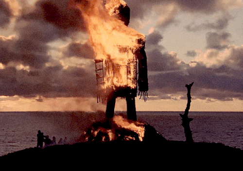 uhtreds:Come. It is time to keep your appointment with the Wicker Man.The Wicker Man (1973)dir. Robi