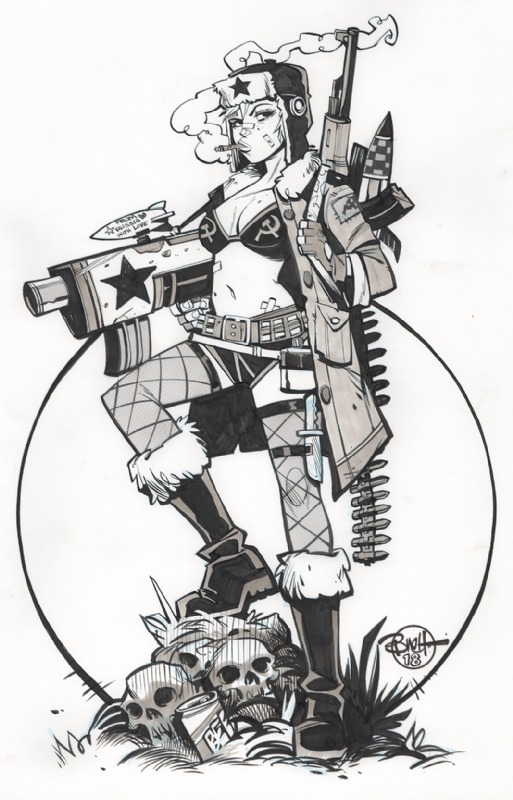 michaelallanleonard:  Tank Girl by Brett Parson