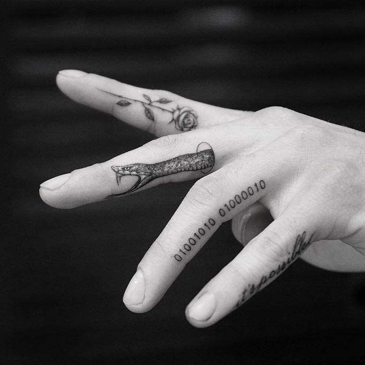 82 Breathtaking Inner And Side Finger Tattoos For This Year  Psycho Tats