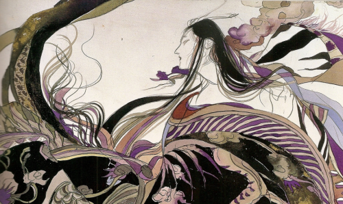 saintweaver: From Yoshitaka Amano’s The Tale of Genji (2006)