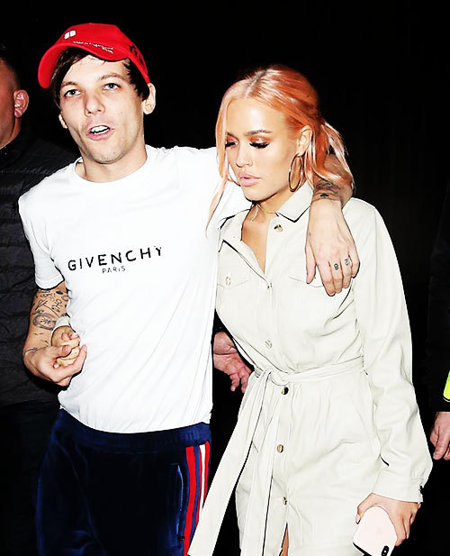 harrvlouis2: Louis and Lottie leaving a club, 21.12.18